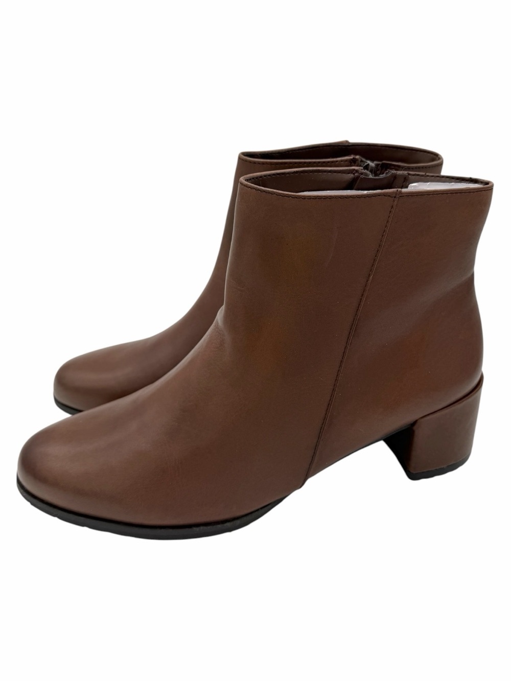Naturalizer Bay Weatherproof Heeled Ankle Boots Chocolate Brown Women's - 12W